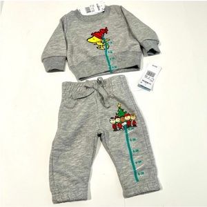 New with tags. Peanuts baby set